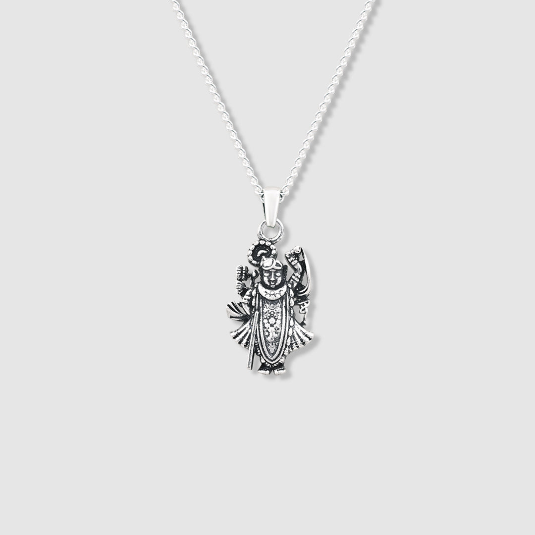 Shreenathji 925 Silver Pendant