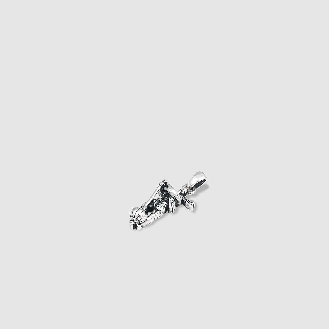 Hanuman Ji Small 925 Silver Pendant