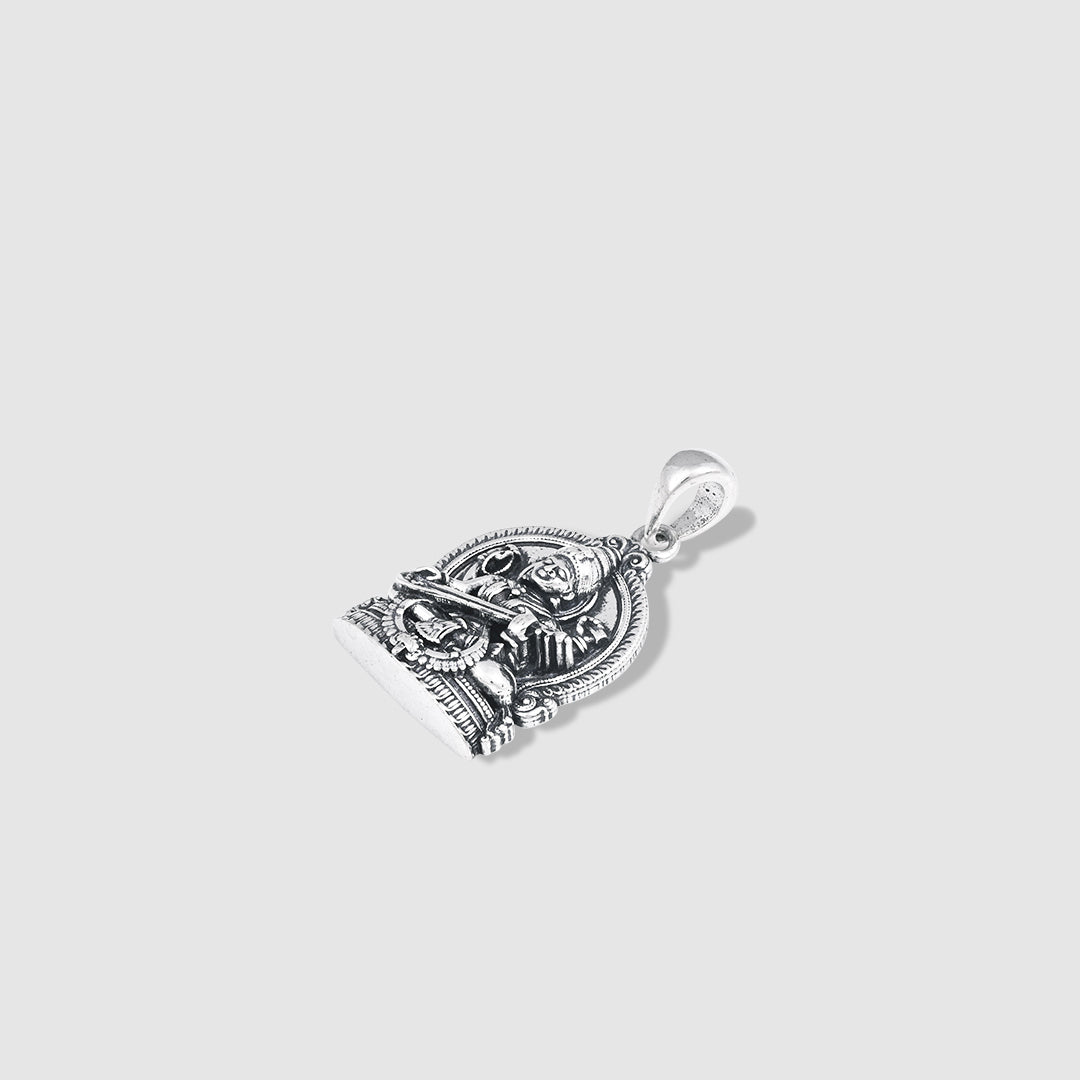 Maa Saraswati 925 Silver Pendant