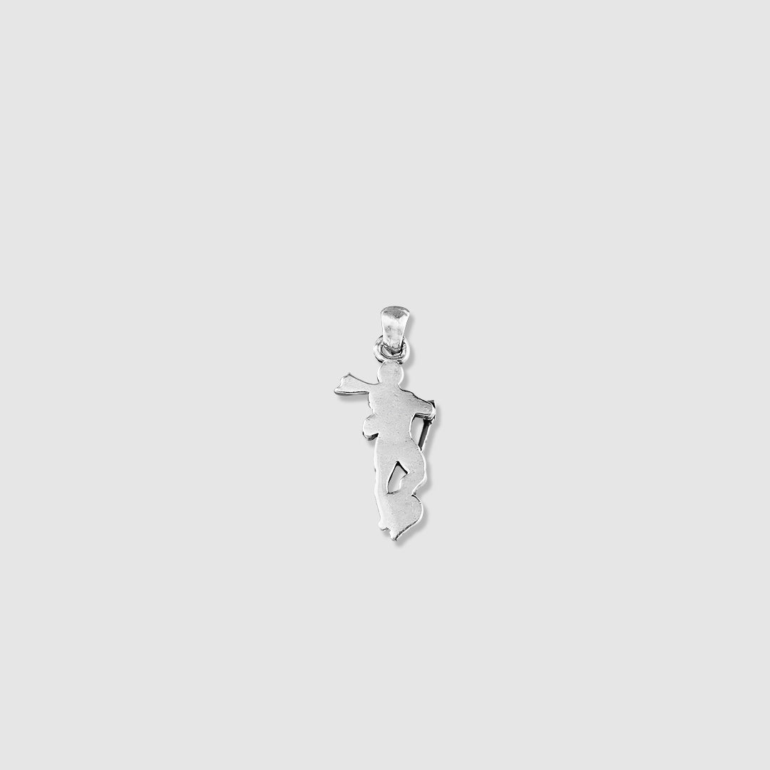 Hanuman Ji Small 925 Silver Pendant