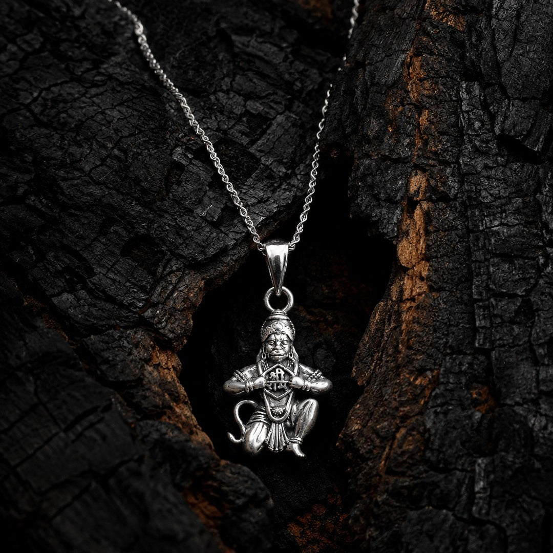 Pawanputra Hanuman 925 Silver Pendant