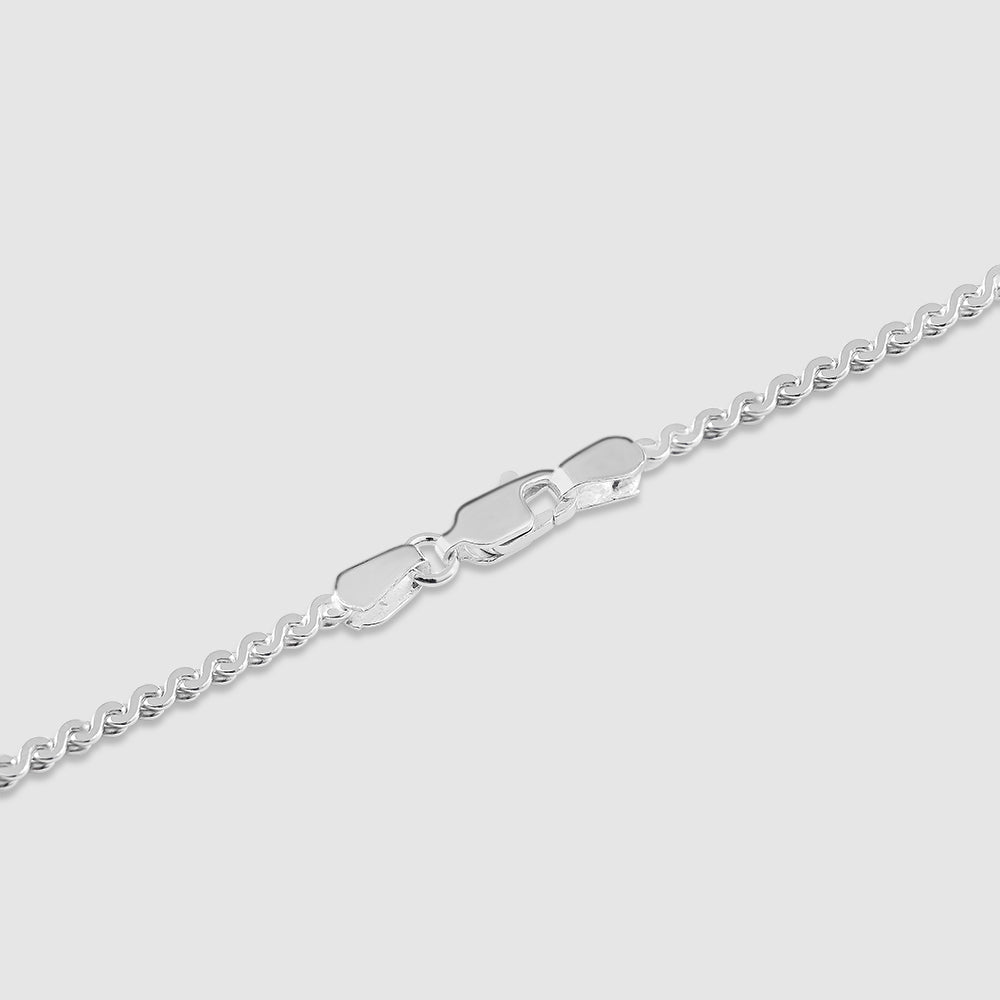 Leher 925 Silver Fine Twist Chain