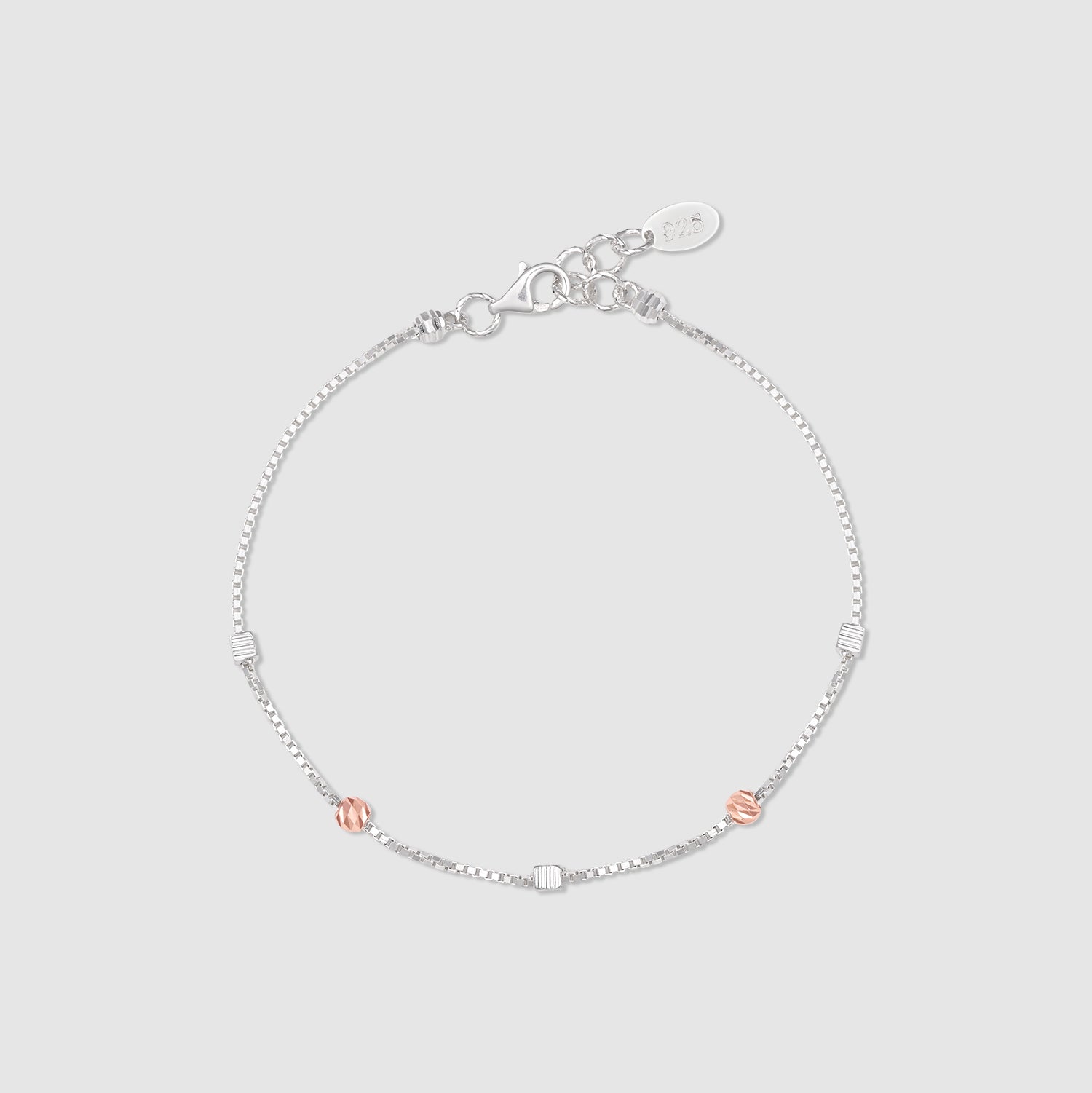 Pehal 925 Silver Two-Tone Bracelet