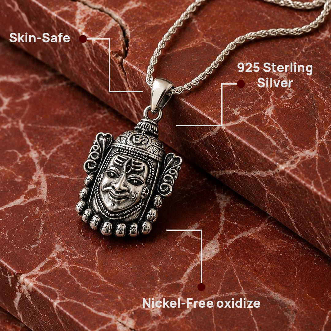 Mahakaal 925 Silver Pendant