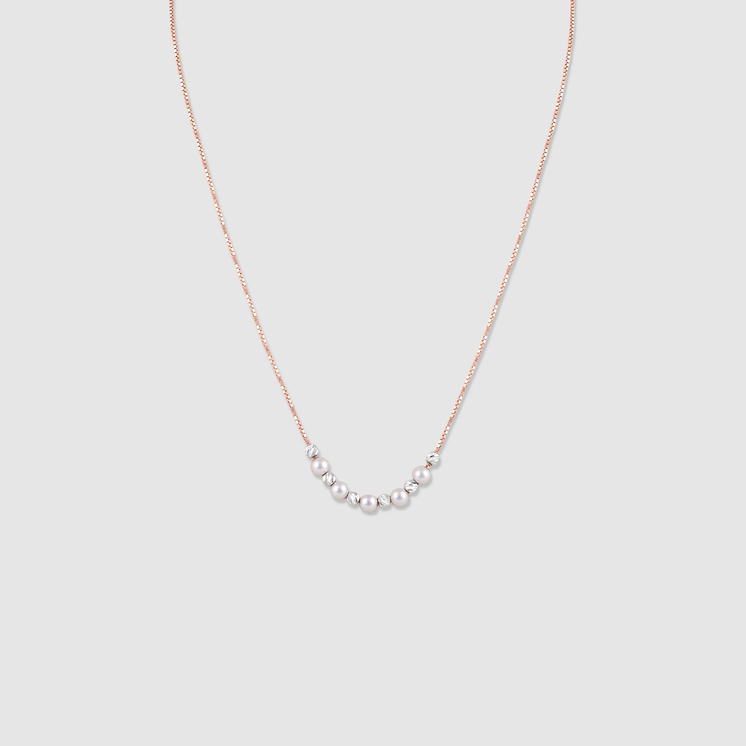 Swara Gold Plated 925 Silver Pearl Cluster Necklace