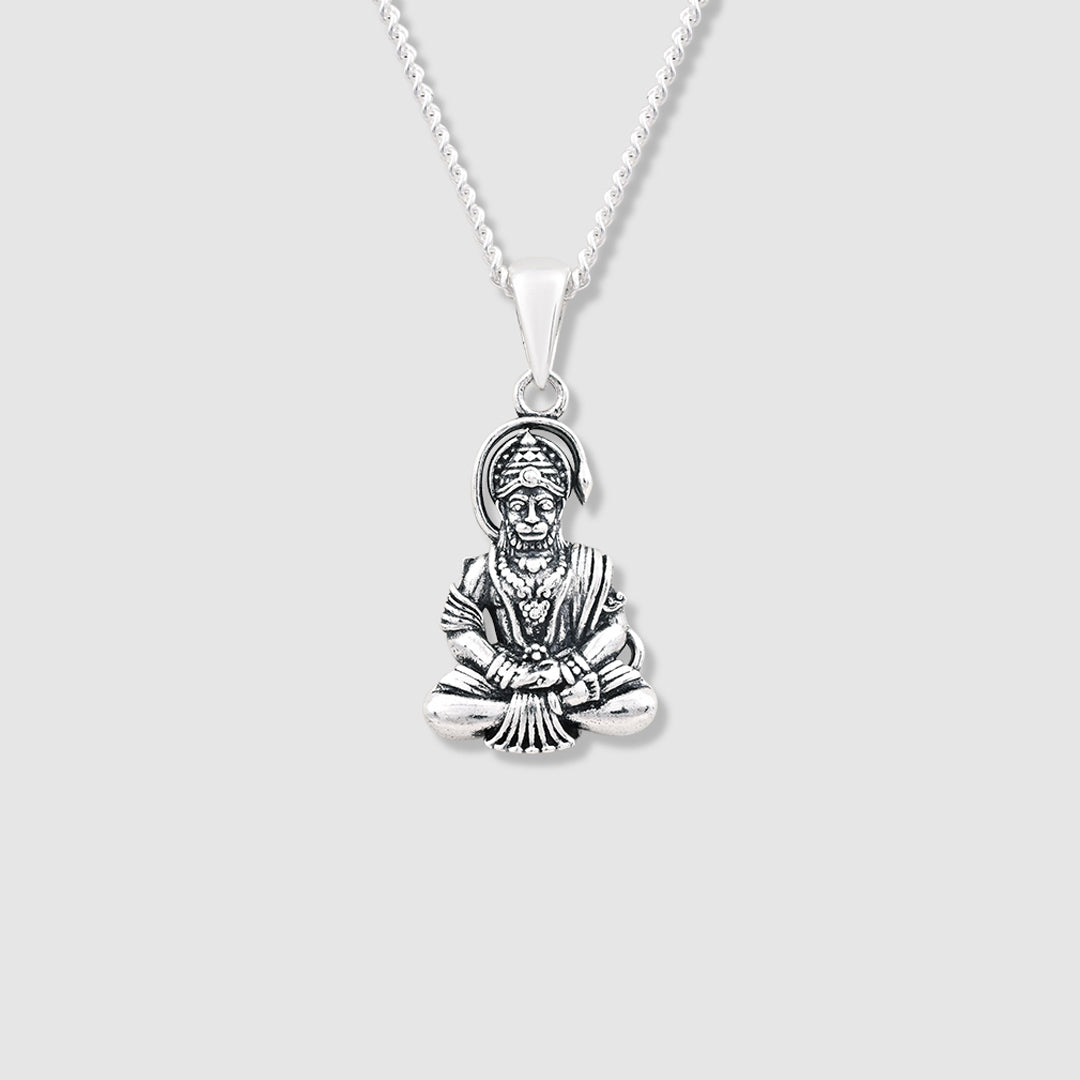 Bajrangbali 925 Silver Pendant