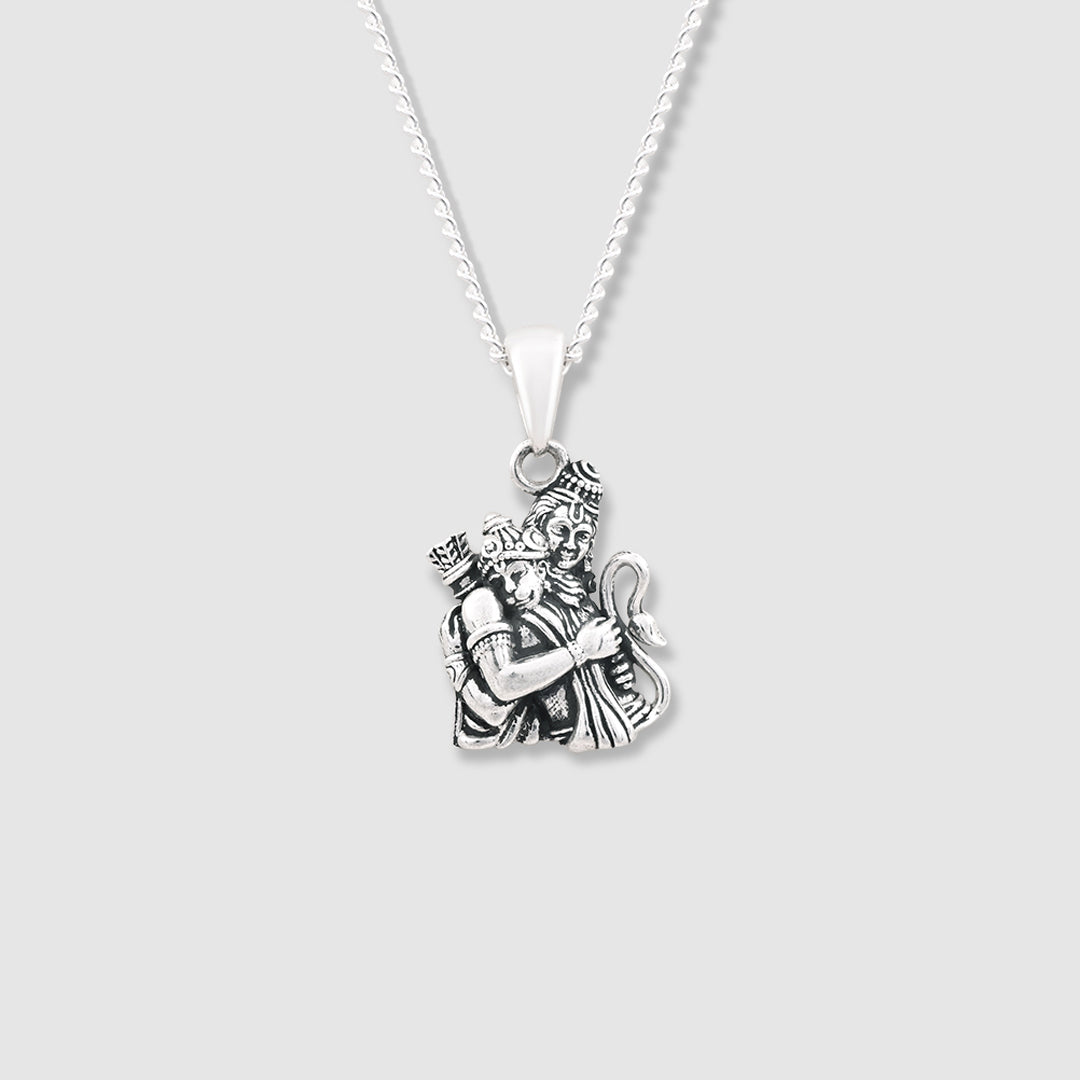 Hanuman Ram Ji 925 Silver Pendant