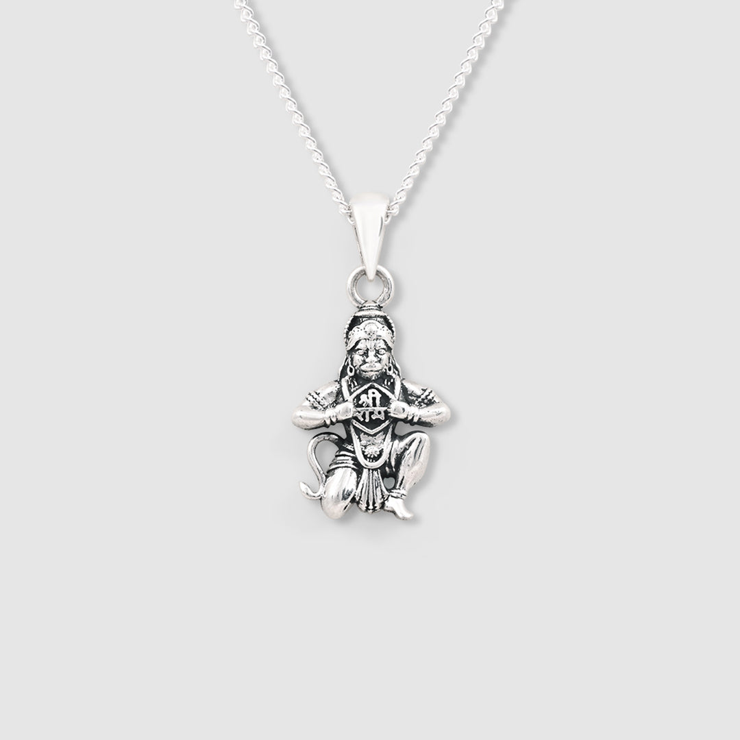 Pawanputra Hanuman 925 Silver Pendant