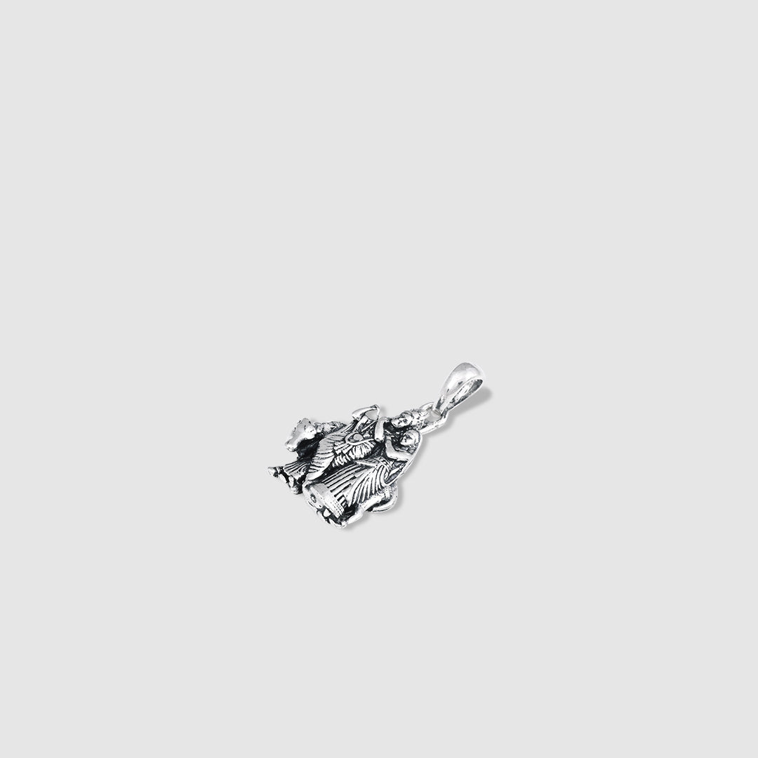 Radha Krishna 925 Silver Pendant