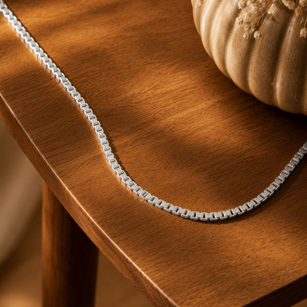 Tara 925 Silver Diamond-Cut Chain