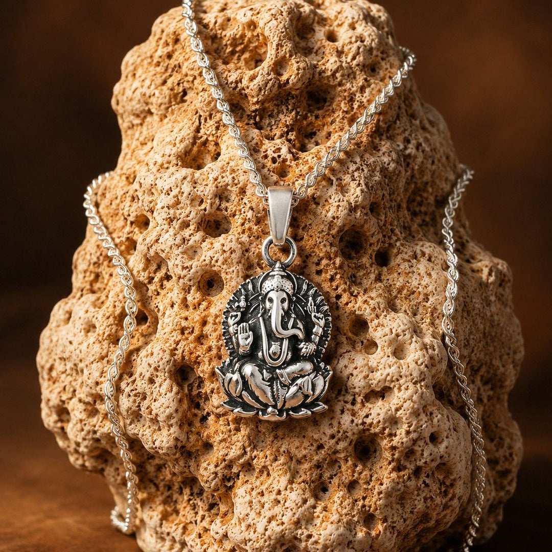 Ganpati 925 Silver Pendant