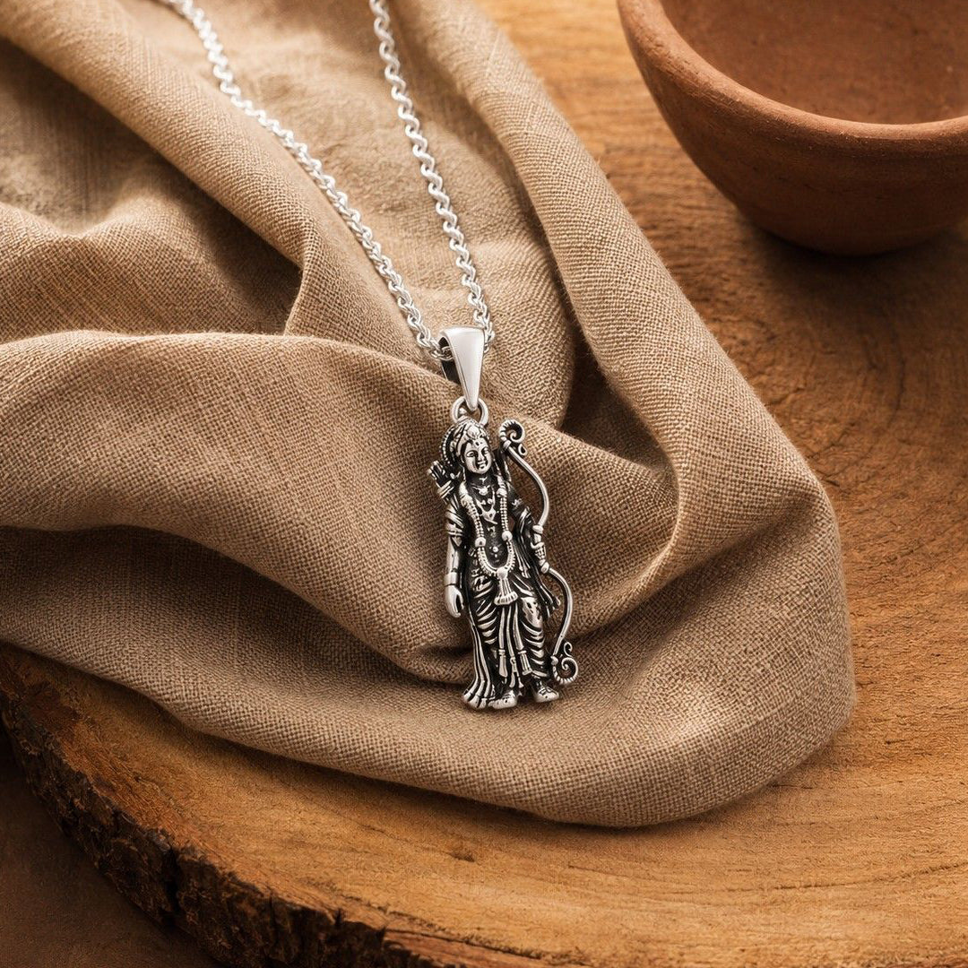 Shri Ram 925 Silver Pendant