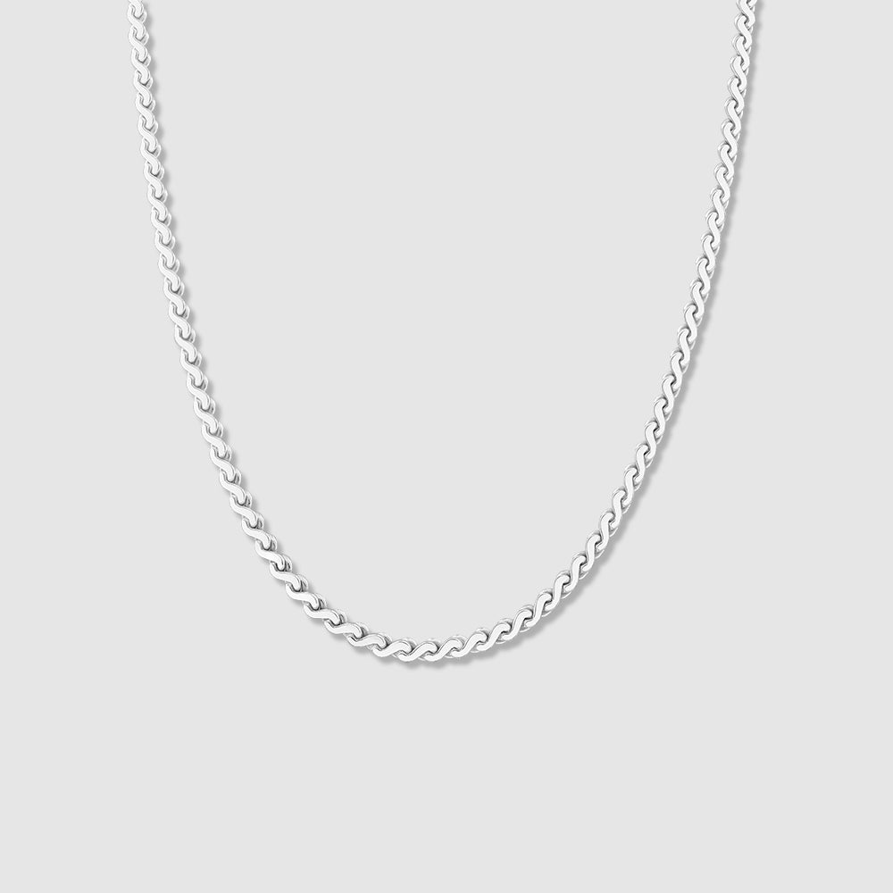 Leher 925 Silver Fine Twist Chain