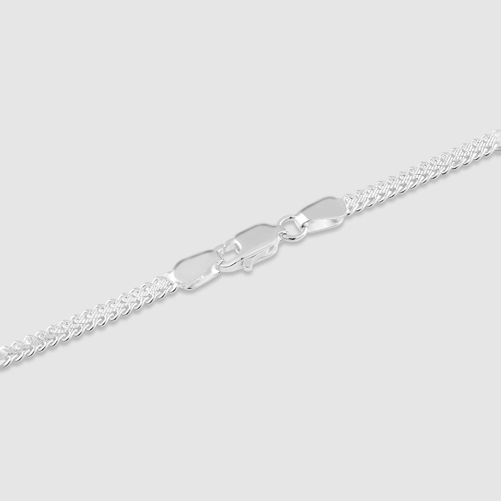 Jaal 925 Silver Oval Link Chain