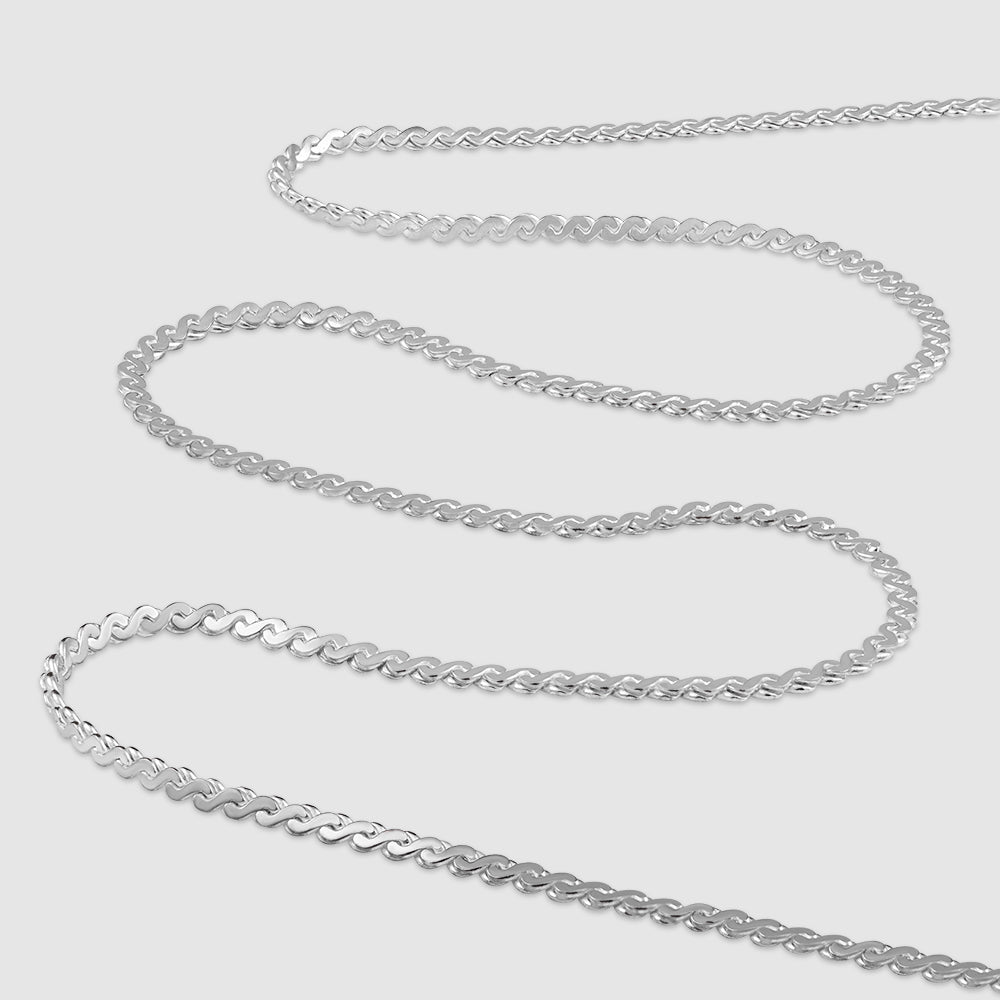 Hansa 925 Silver Bold Twist Chain