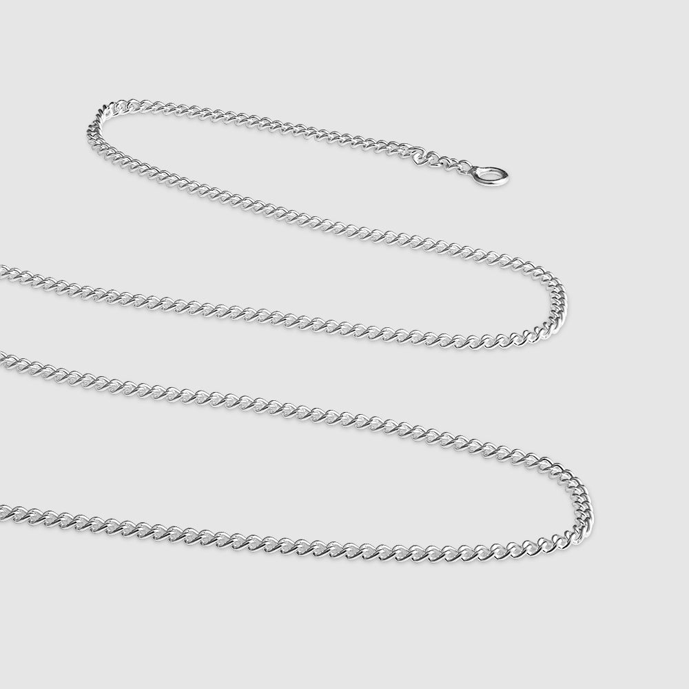 Veer 925 Silver Curb Chain