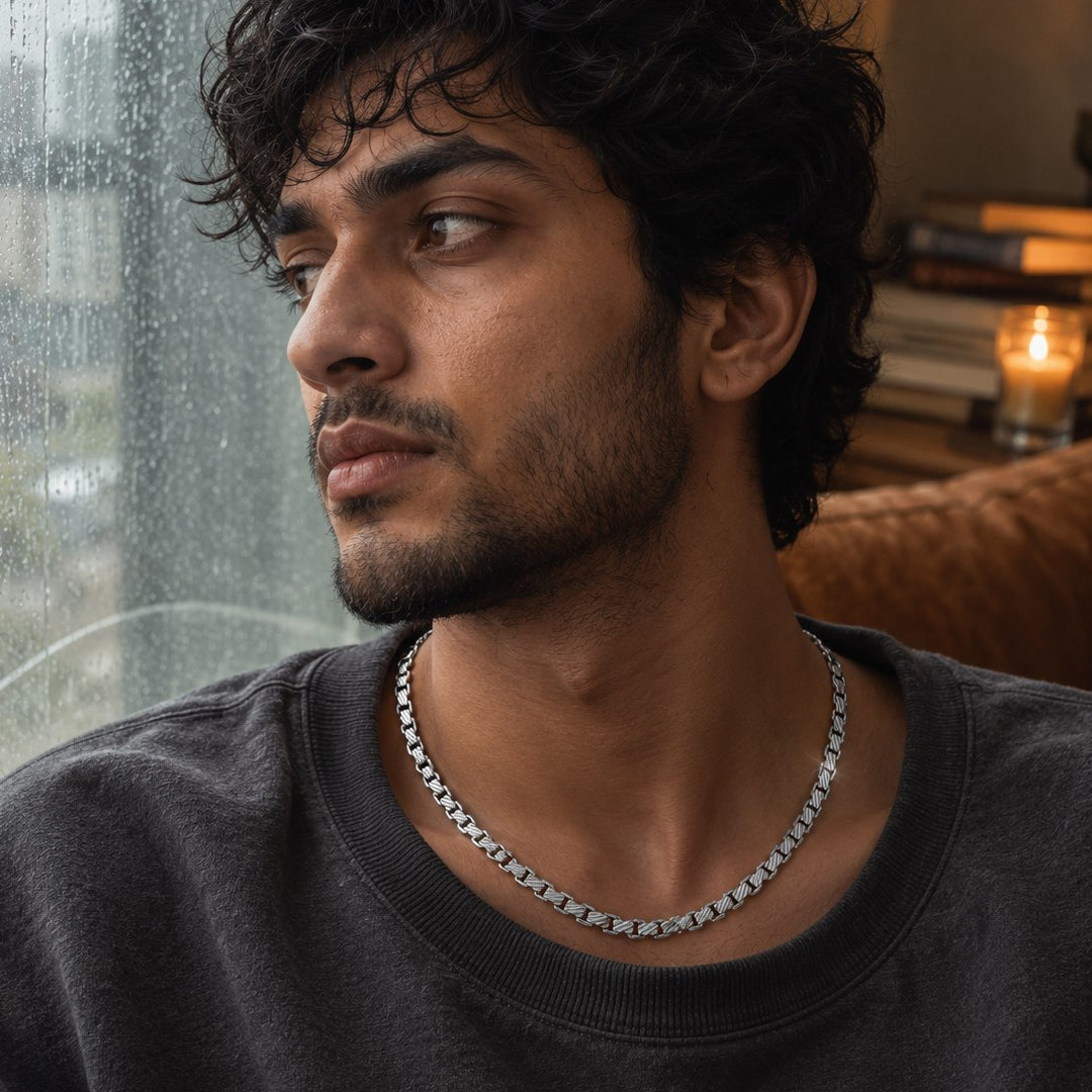 Kiran 925 Silver Fancy Chain