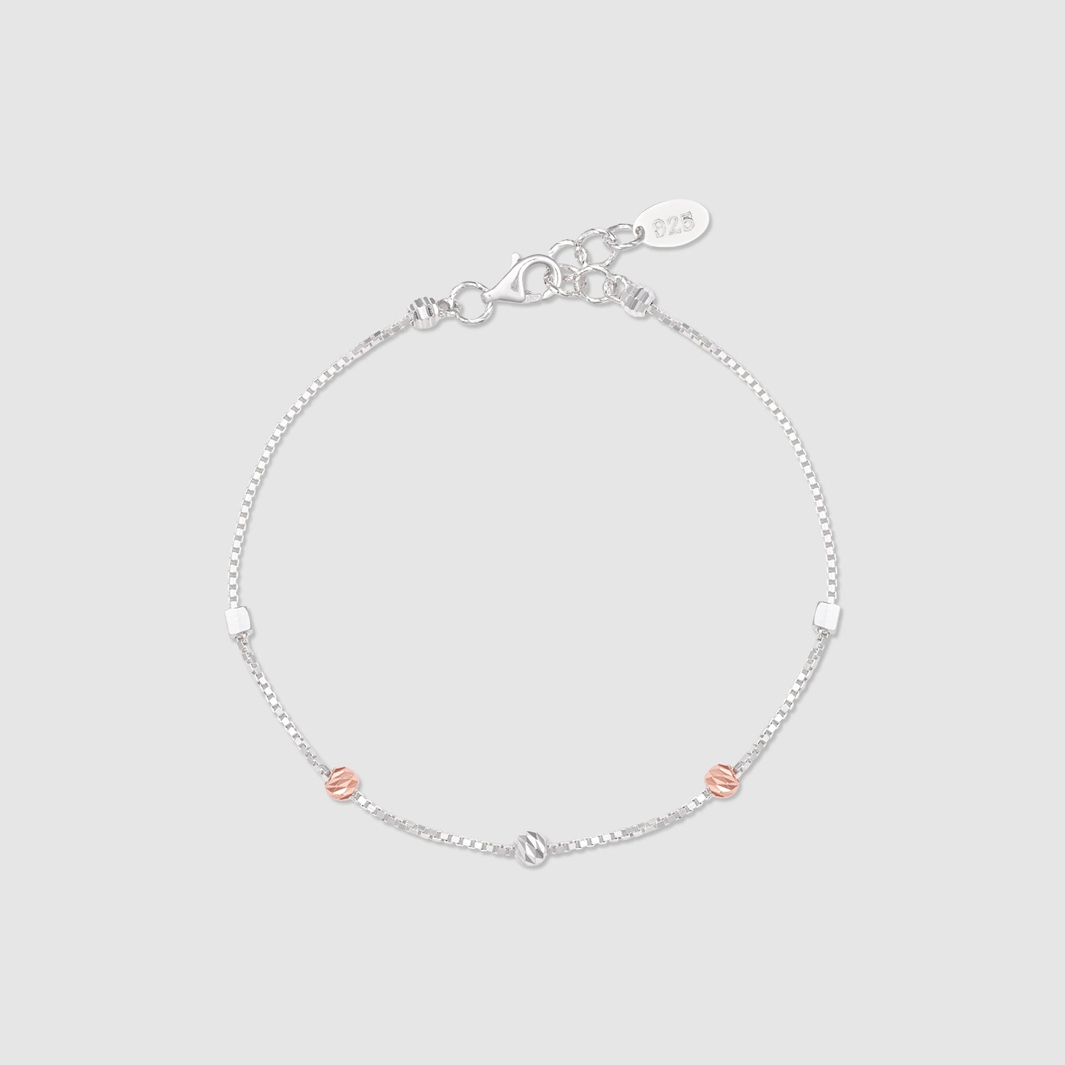 Kali 925 Silver Two-Tone Bracelet