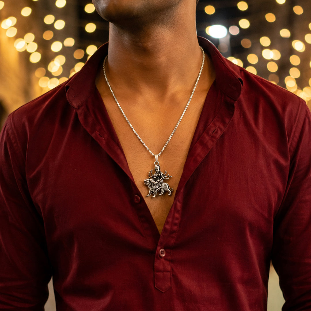 Ambe Maa 925 Silver Pendant