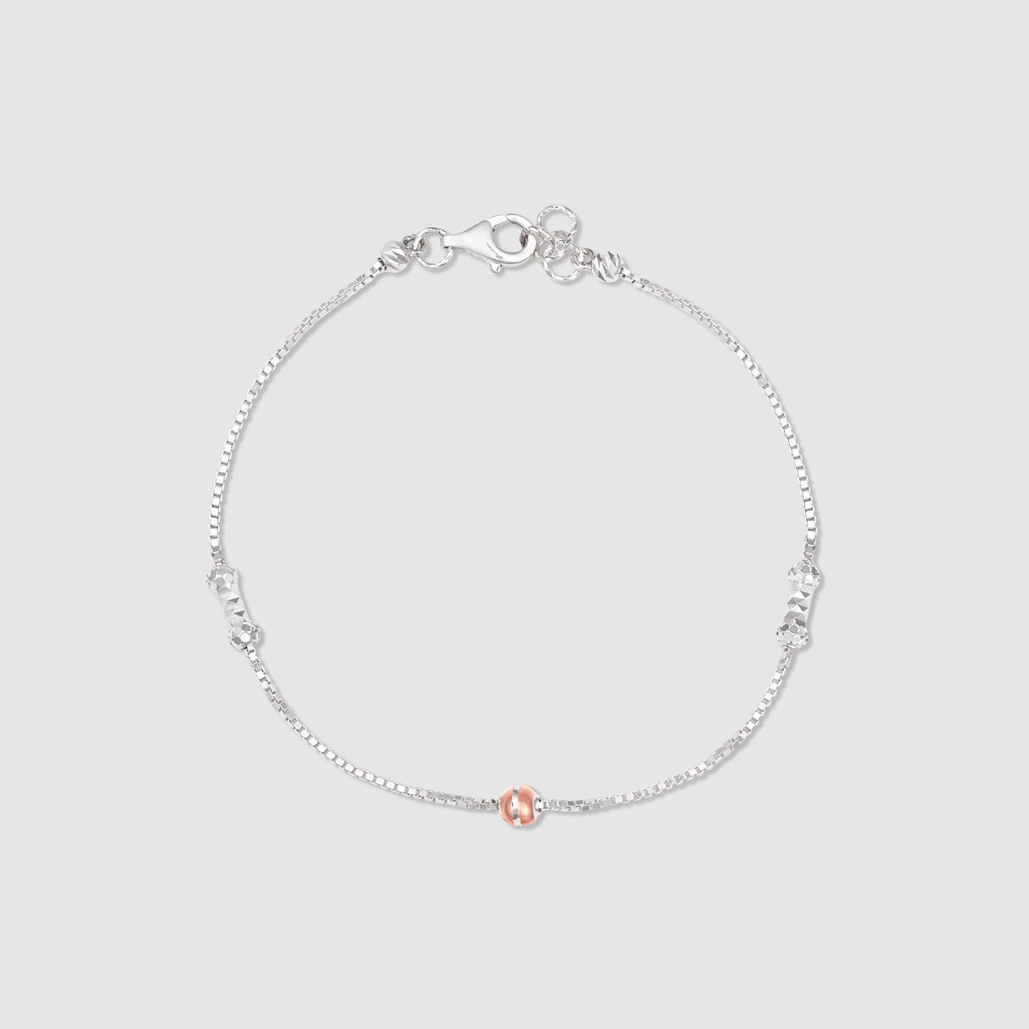 Goonj 925 Silver Two-Tone Bracelet